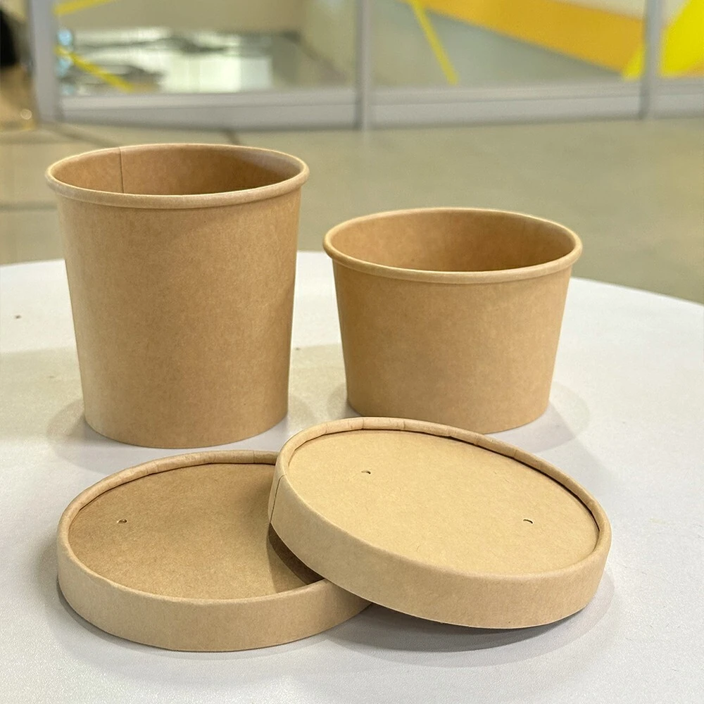 New Ice Cream Cup Paper Lid 3