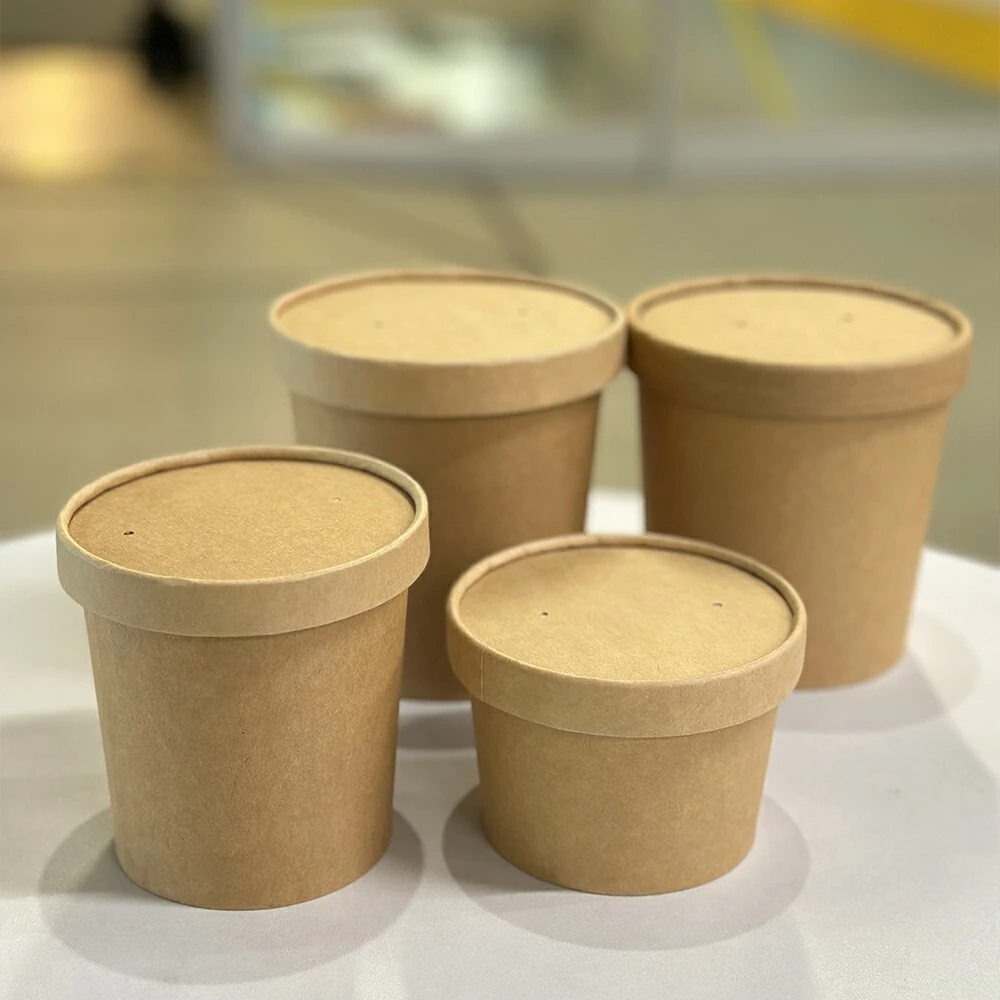 New Ice Cream Cup Paper Lid 4