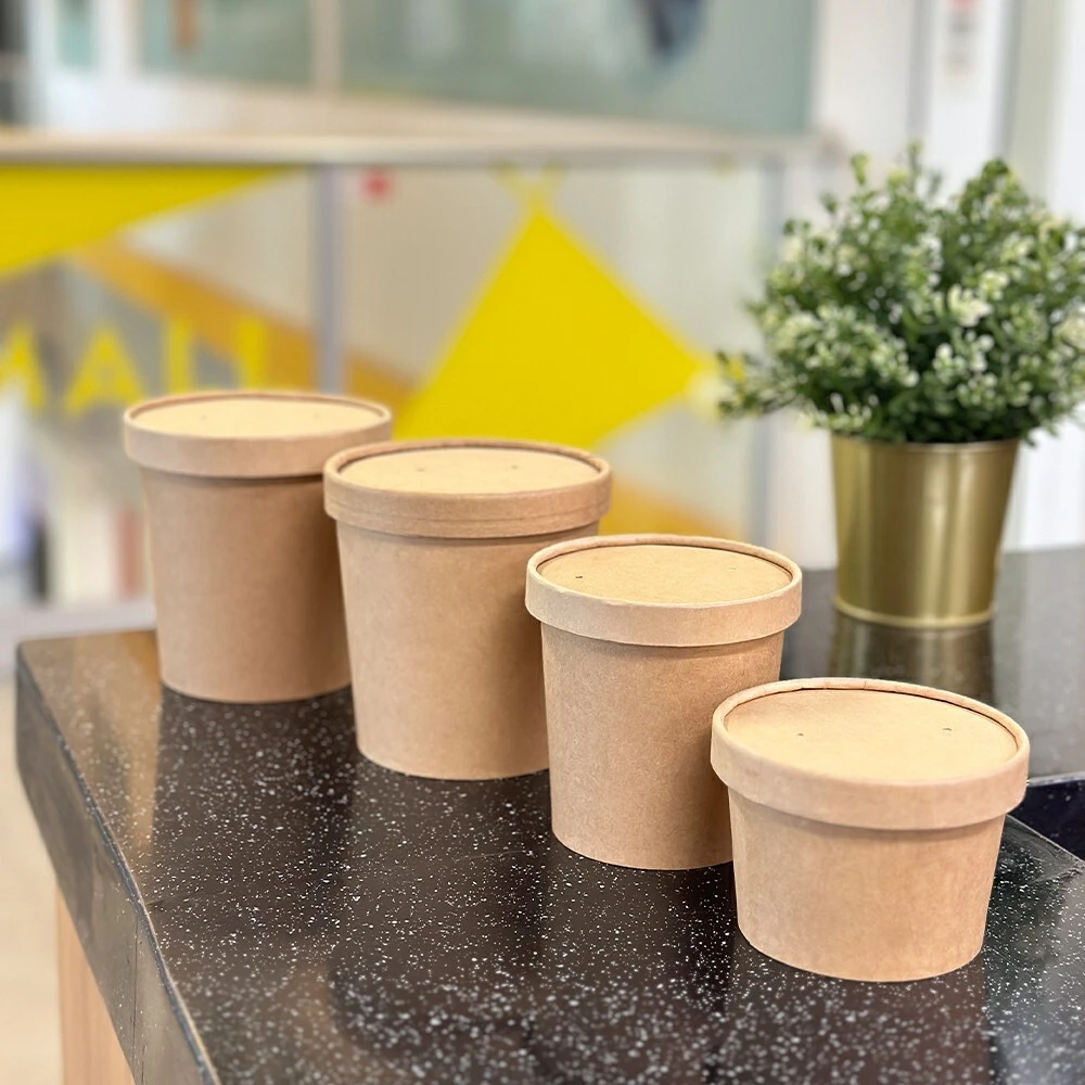 New Ice Cream Cup Paper Lid 5