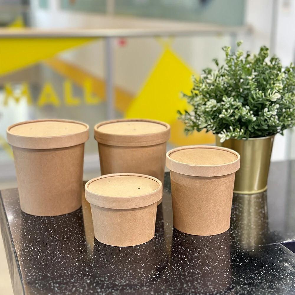 New Ice Cream Cup Paper Lid 6