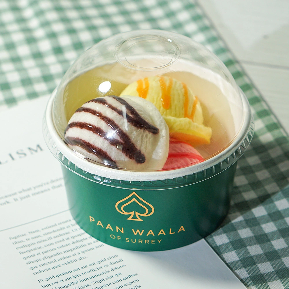 Biodegradable Ice Cream Tubs with Lids PSB519factory 2