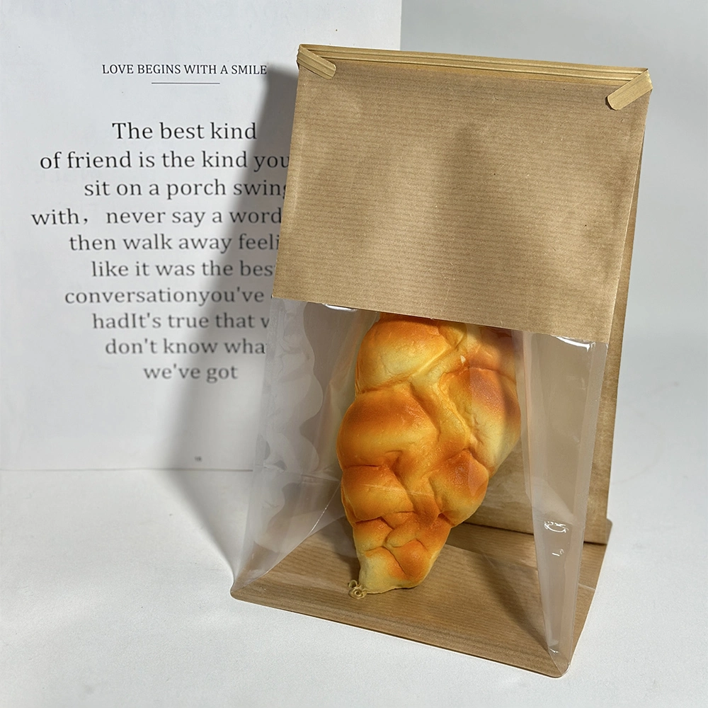 Professional Tin Tie Paper Bags with Window 4