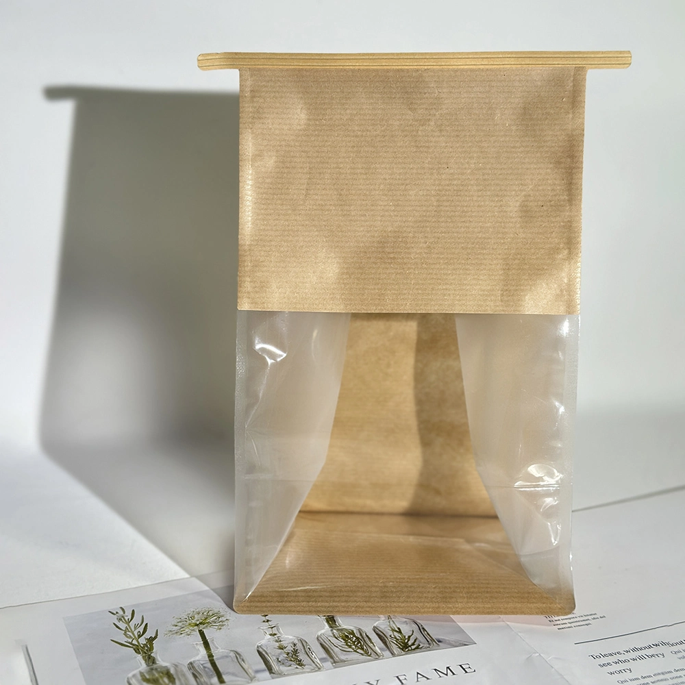 Professional Tin Tie Paper Bags with Window 5
