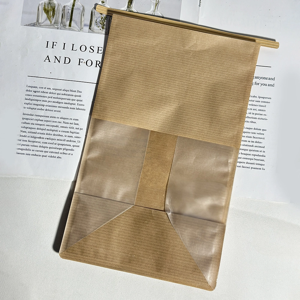 Professional Tin Tie Paper Bags with Window 6