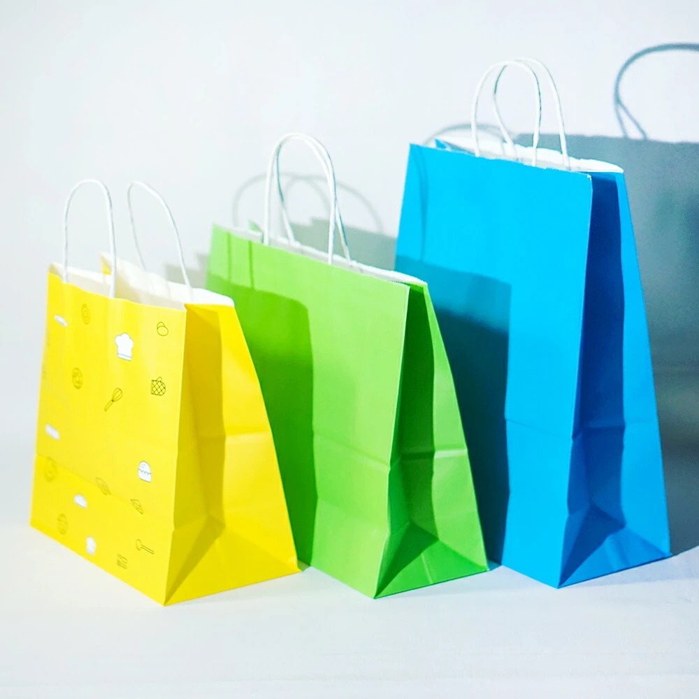 Leabonpack Paper Twist Handle Bags HDC076 Paper Twist Handle BagsFactory 7