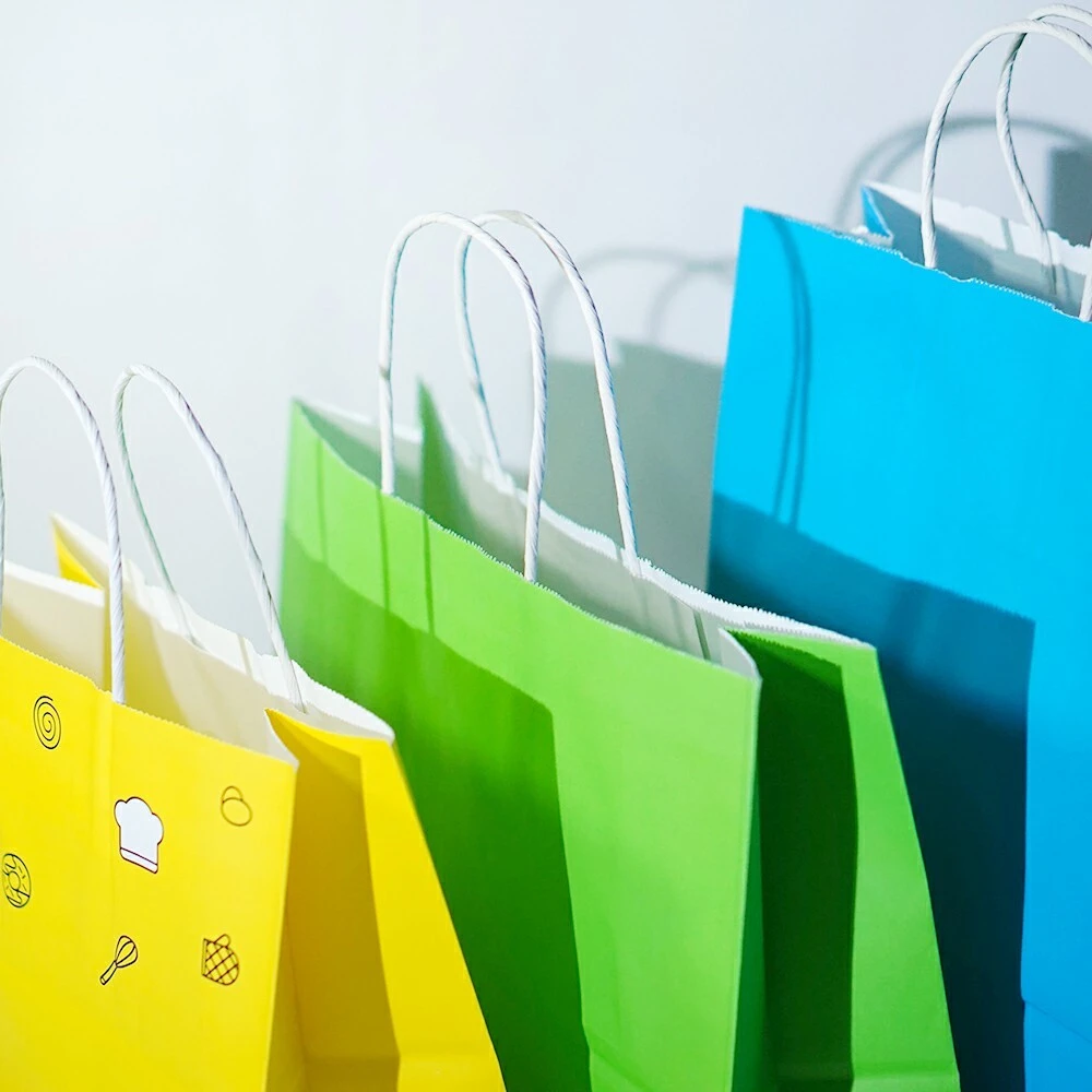 Leabonpack Paper Twist Handle Bags HDC076 Paper Twist Handle BagsFactory 8