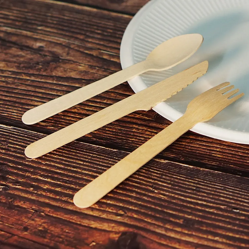 Wood Spoons in Bulk 1 Piece - - Leabonpack 2
