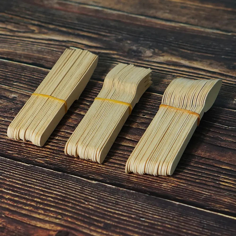 Wood Spoons in Bulk 1 Piece - - Leabonpack 4