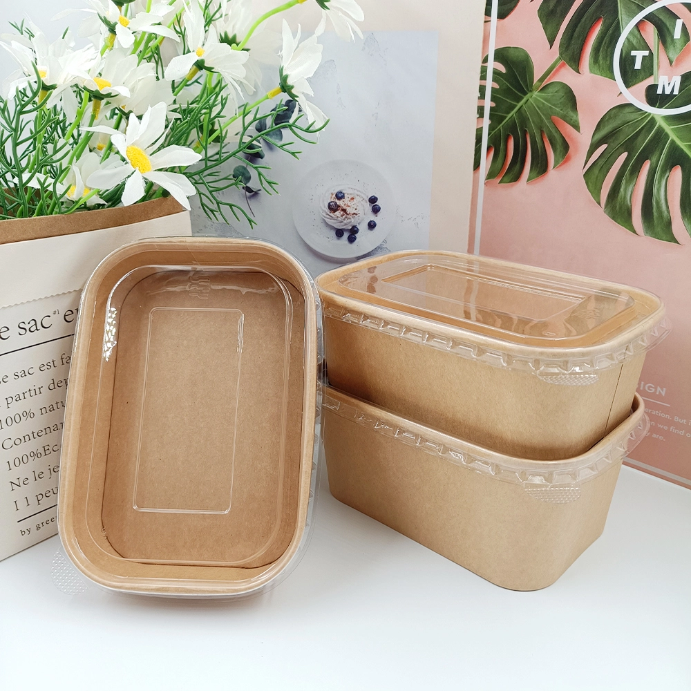 Kraft Bowls with Lids OEM/ODM 1 PieceFactory 7