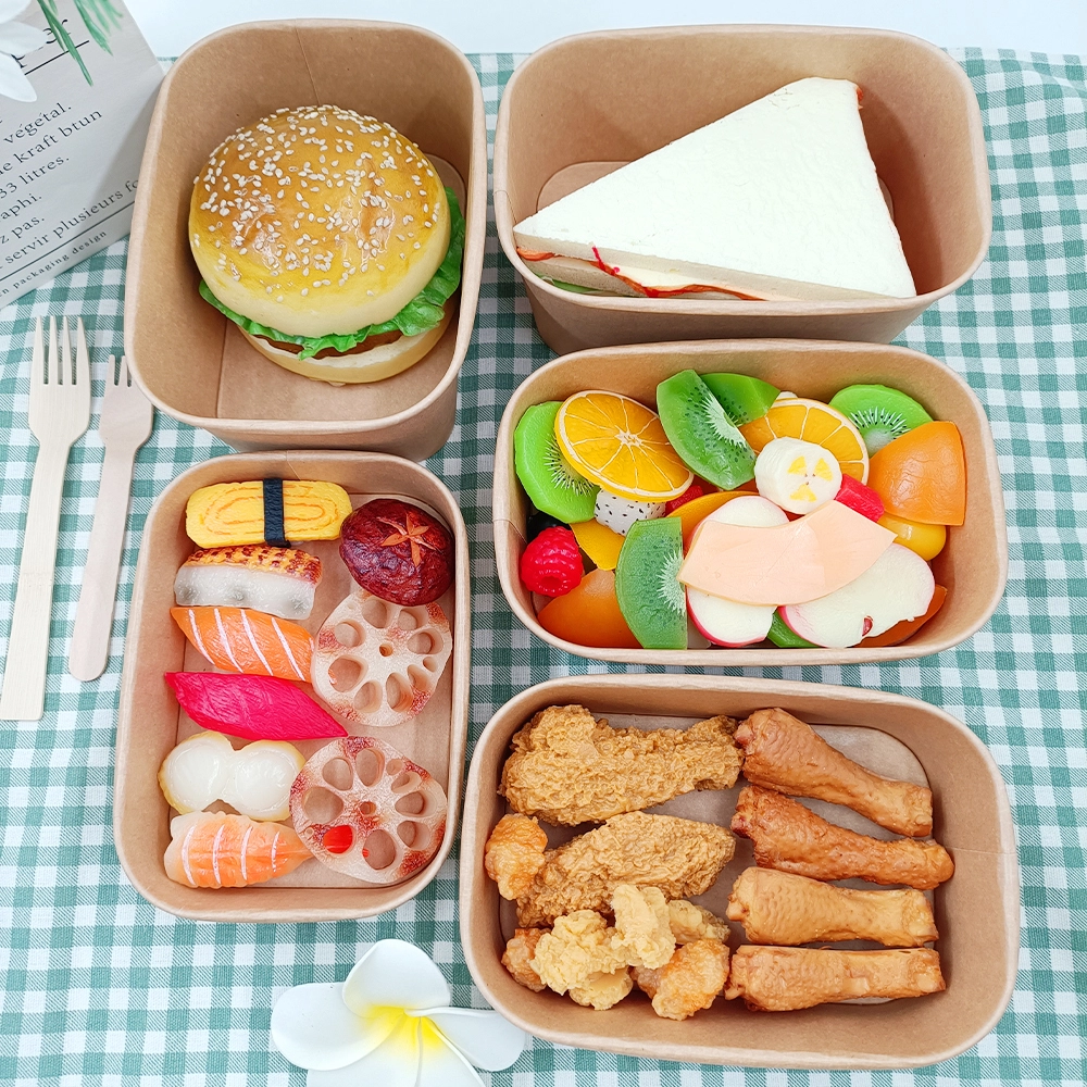 Kraft Bowls with Lids OEM/ODM 1 PieceFactory 2