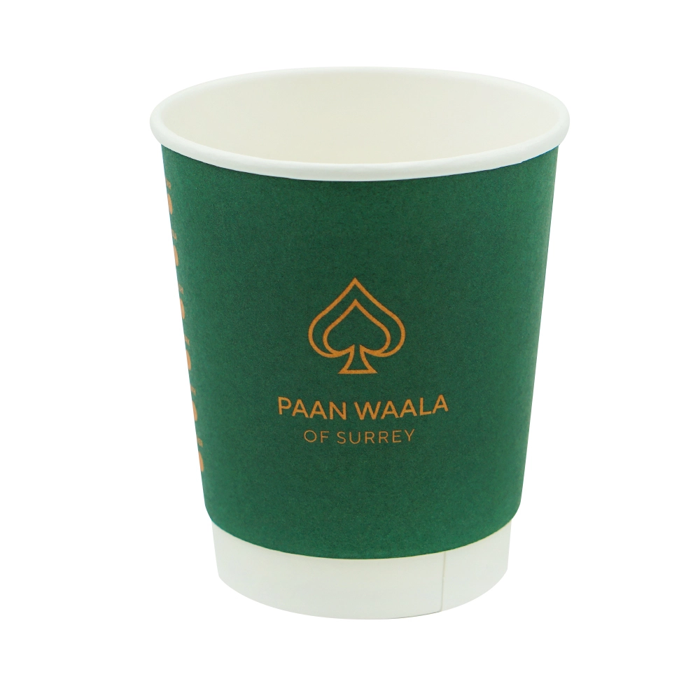Double Wall Paper Coffee Cups With Lids Custom Logo Disposable 4oz 8oz 12oz 16oz Cup For Hot Drink 1