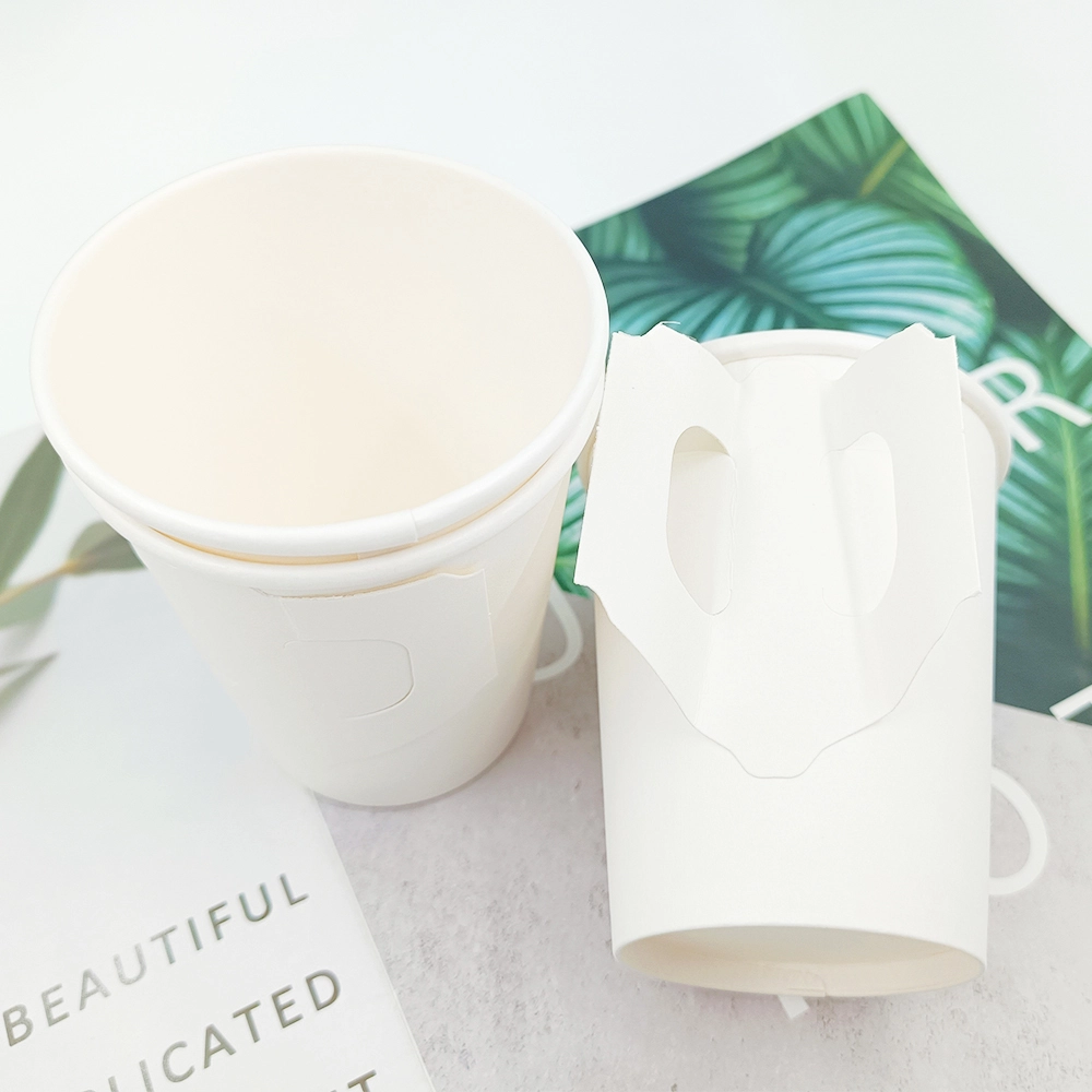 Leabonpack Paper Hot Cups with Handles OEM/ODM Paper Hot Cups with HandlesCompany 8