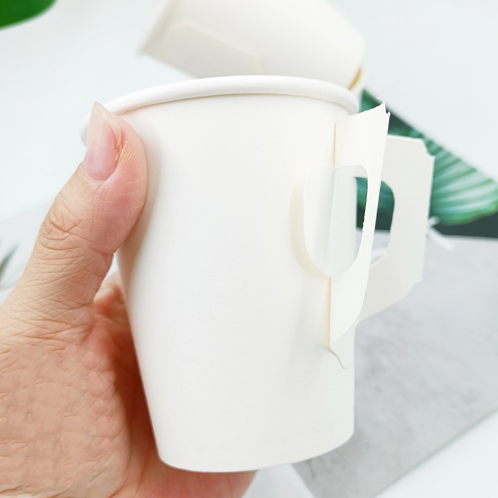 Leabonpack Paper Hot Cups with Handles OEM/ODM Paper Hot Cups with HandlesCompany 7