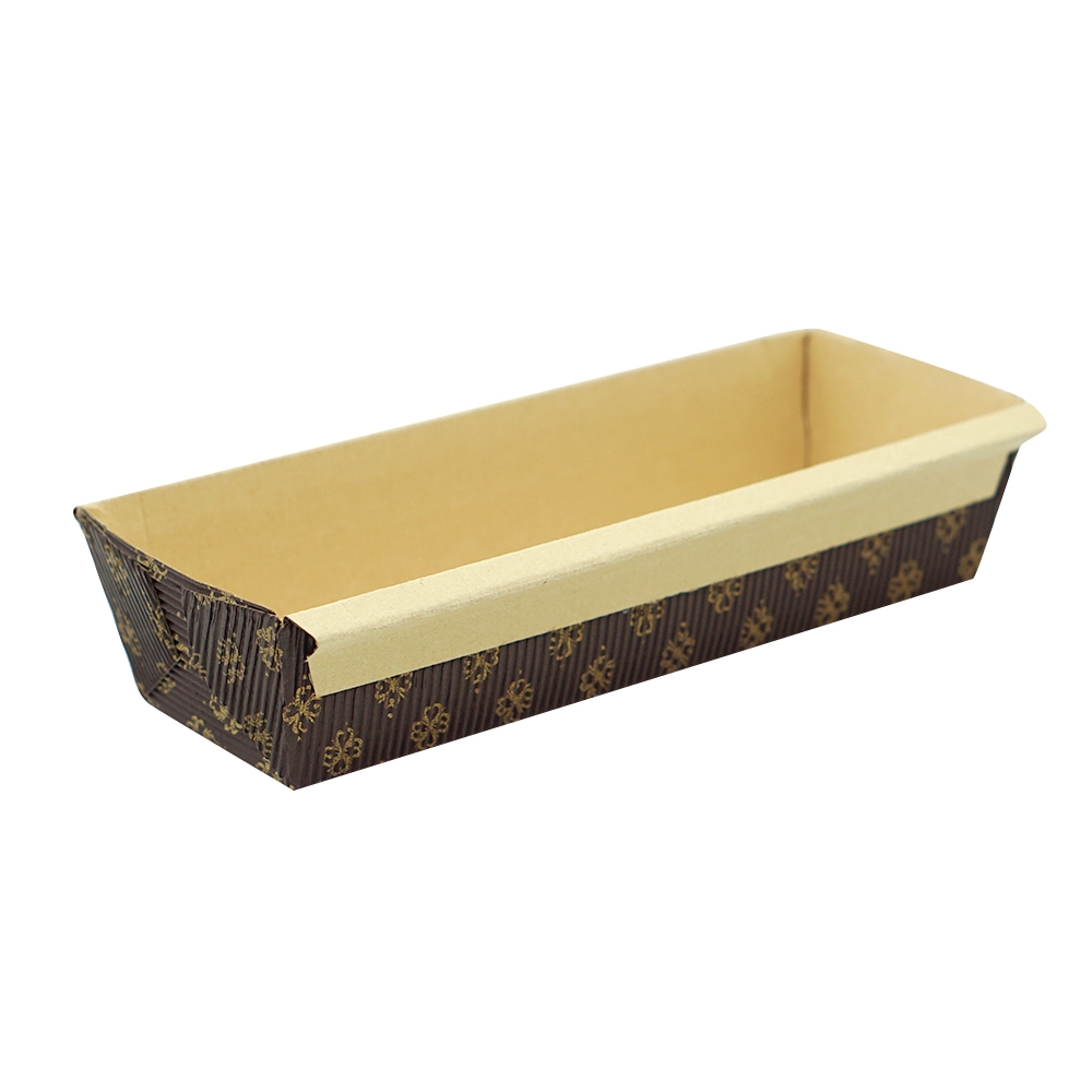 Custom print Biodegradable Food Grade Paper Container Brown Kraft Paper Cake Box With Lid 1