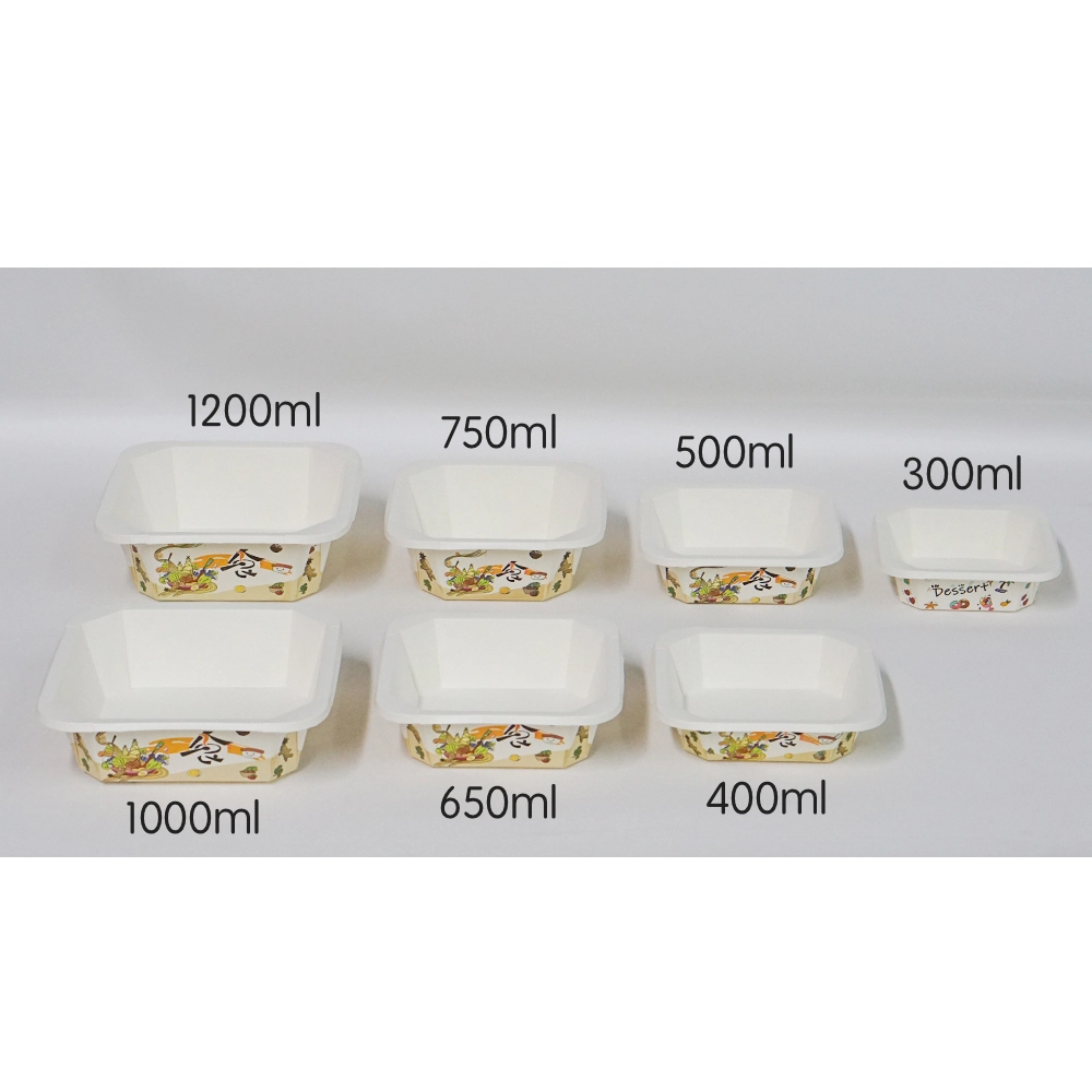 Paper Salad Bowls with Lids 1 PieceFactory 7