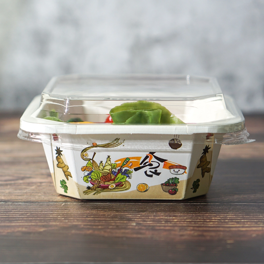 Paper Salad Bowls with Lids 1 PieceFactory 5