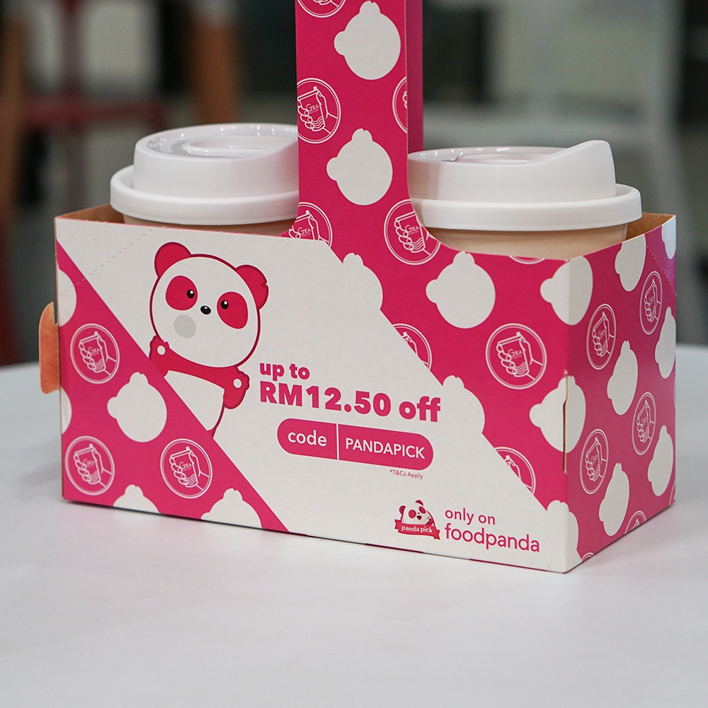 Paper Cup Holder Tray 1 Piece by Leabonpack 7