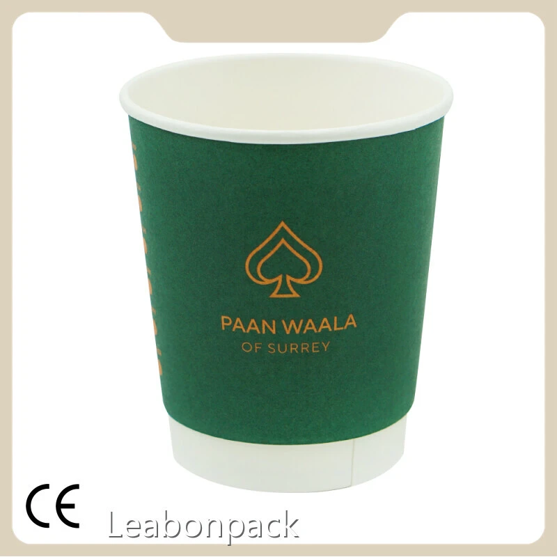 Leabonpack Paper Coffee Cups and Lids 1 PieceSuppliers 1
