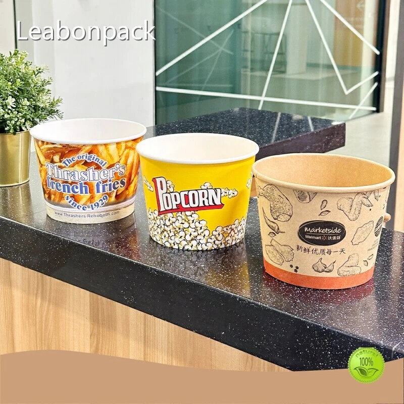 Paper Bucket for Fried Chicken 1 Piece - - Leabonpack 1