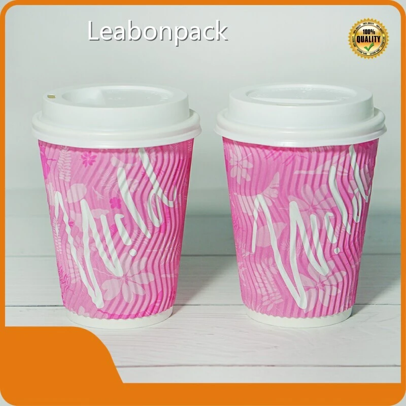 Leabonpack Double Wall Paper Cups 1 PieceManufacturers 1