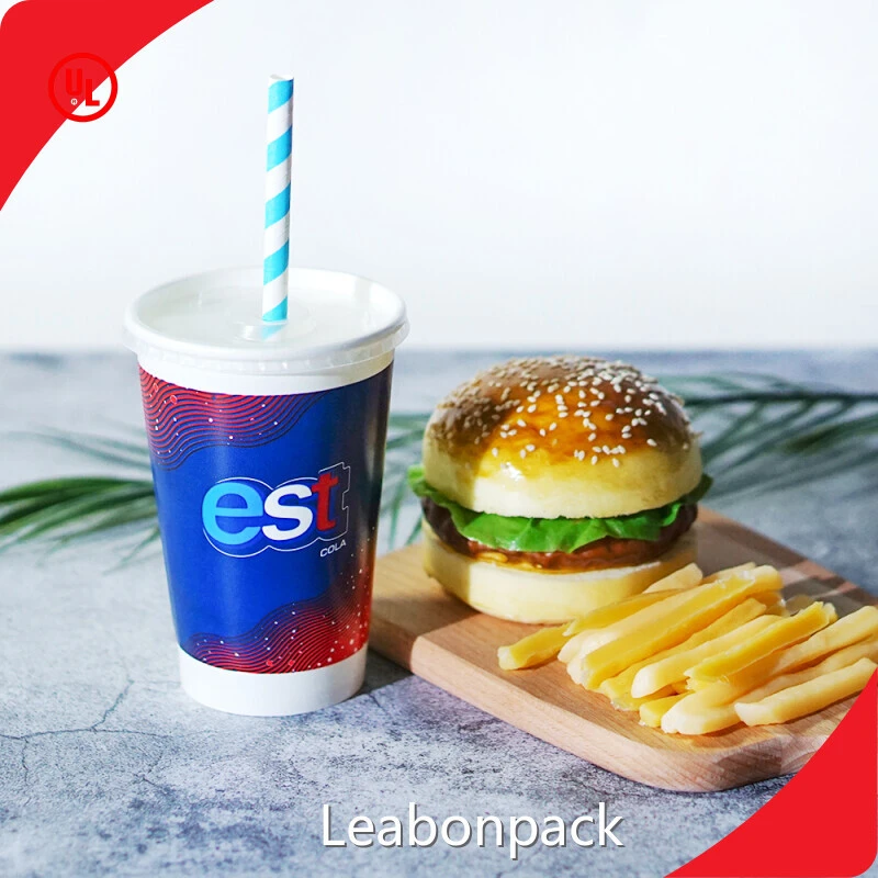 Leabonpack Custom Disposable Coffee Cups HDC076 Custom Disposable Coffee CupsManufacturers 1