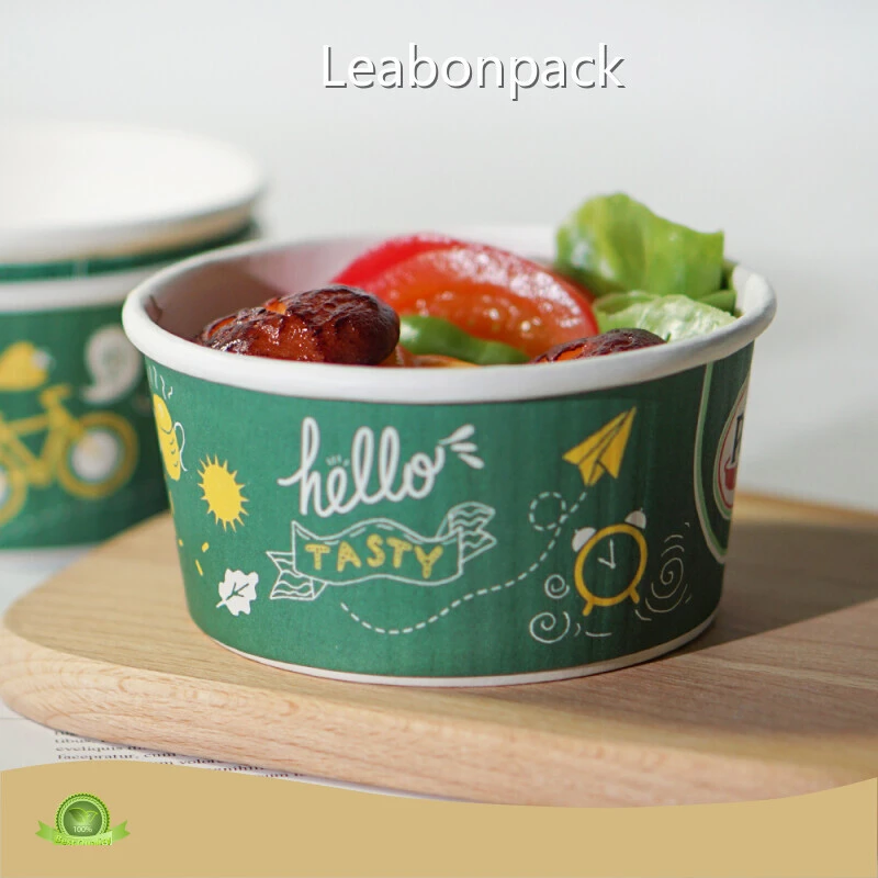 Leabonpack Disposable Hot Soup Bowls SA014 Disposable Hot Soup Bowlsmanufacturers 1