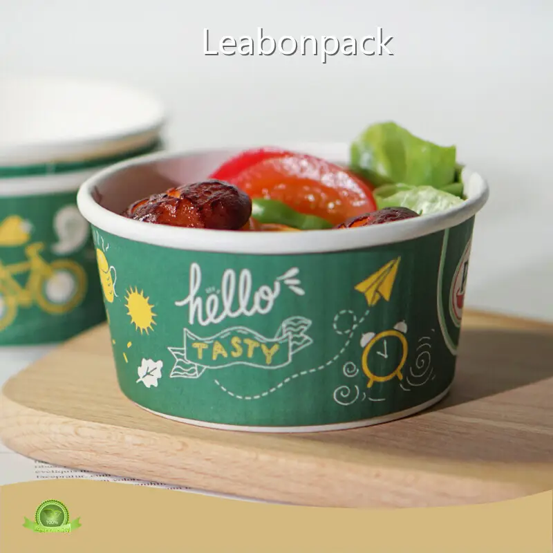 Leabonpack Disposable Hot Soup Bowls SA014 Disposable Hot Soup Bowlsmanufacturers 1