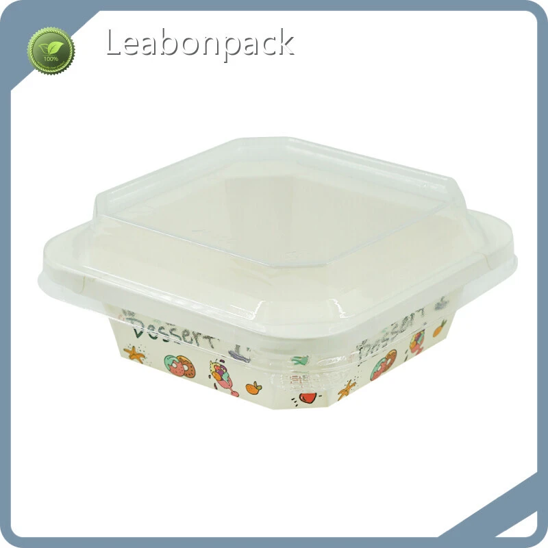 Custom Madepaper Salad Bowls with Lids 750ML 1 Piece 1