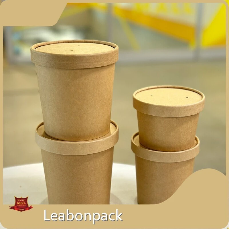 Leabonpack Paper Hot Cup Lids PLD002 Paper Hot Cup Lidsmanufacturers 1