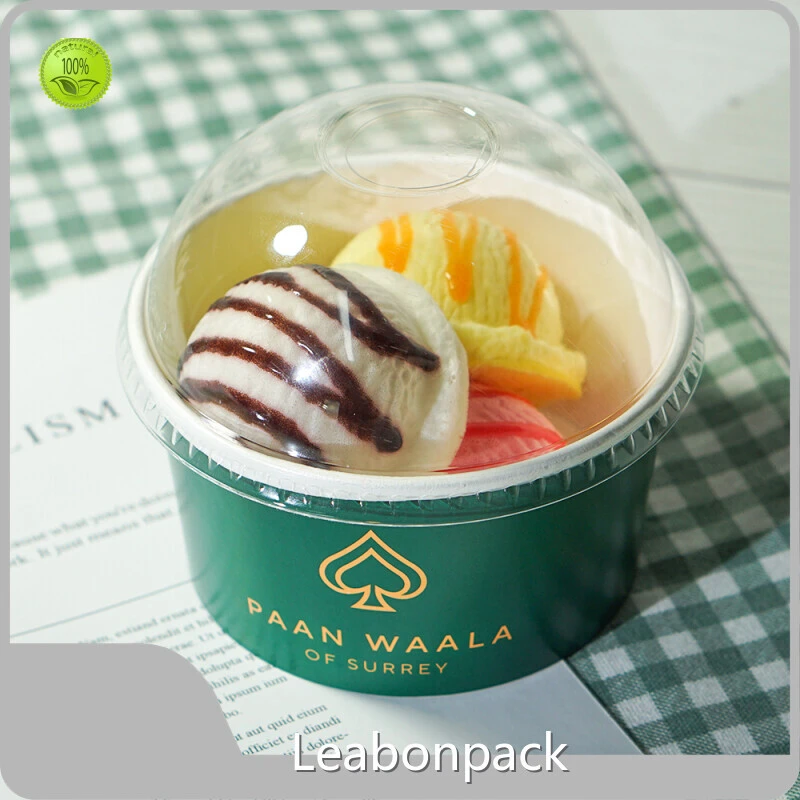 Biodegradable Ice Cream Tubs with Lids PSB519factory 1