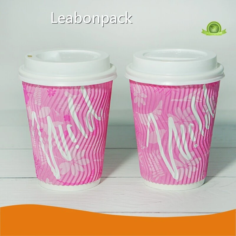Black Ripple Cups OEM/ODM - - Leabonpack 1