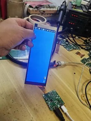 Pantalla de visualización de publicidad de borde de estante de supermercado, tablero de controlador Mipi, módulo LCD estirado de barra de 6,86 pulgadas 1