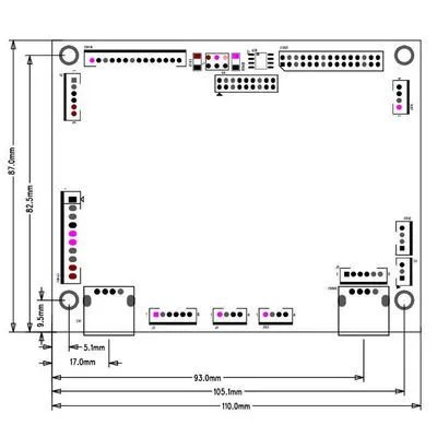 Carte principale LCD 1920x1080, contrôleur de publicité 2K, lecteur multimédia USB avec sortie LVDS T10-USB 2