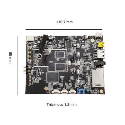 Tablero de control todo en uno para PC, Android A33, 4 núcleos, un panel LCD más rápido de 1,8 GHz 1080P Lvds 4