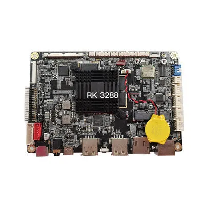 Rk3288 Основная плата ЖК-дисплея Android 6.0 Четырехъядерный процессор LVDS EDP 1920x1200 Плата контроллера ЖК-дисплея Android 1