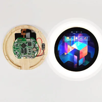 350 Nits 5 Inch Round LCD Display Android 1080x1080 1300:1 1