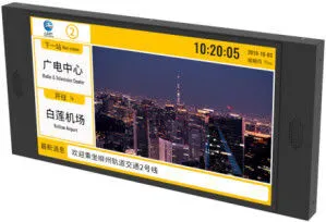23.8 Inch IPTV Media HD LCD Screen Series Train Subway Passenger Information System 1