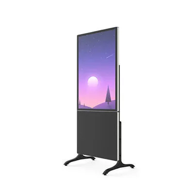 Win7/Win8/Win10 LCD-Werbungskiosk mit Rädern 43 Zoll abnehmbares tragbares Mobil 128G/256G/521G 1