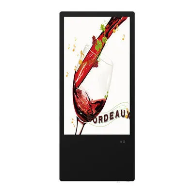 Wandmontage LCD Digital Signage Single Dual Screen Digital Signage 21,5''/19''/18,5''/15'' CMS-Steuerung Wifi HDMI 1