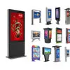 Le kiosque debout d'affichage à cristaux liquides de plancher affiche l'écran d'affichage à cristaux liquides de 55 pouces annonçant l'IP imperméable IP65 extérieur67 4