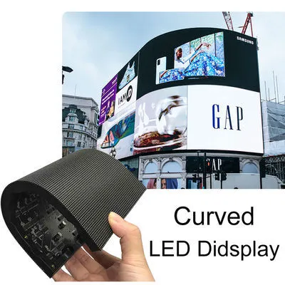 P4 P5 P6 P3 gebogenes LED-Panel, flexible LED-Bildschirmwand, wasserdichte Outdoor-Einkaufswerbung 1