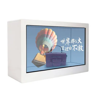 15.6 Inch Clear Square Display Box 400 Nits 3D Display LCD Touch Screen Digital Signage For Advertising Display 1
