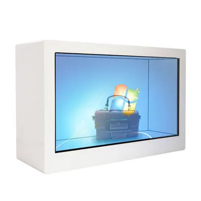 Flexible Display-Box, transparent, 32 Zoll, LCD-Schaukasten, Werbung, kapazitiver Touchscreen 1