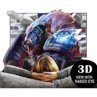 15.6 Inch UHD 3D Viewing Screen No Glasses Needed Naked Eye 3D LCD Advertising Player Display With Eyes Tracking Camera 5