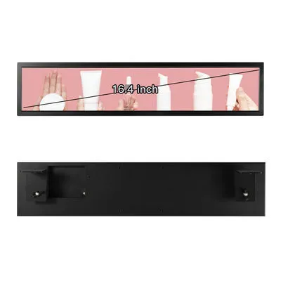 16.4 Inch Stretched Bar LCD Display 1366x238 1000nits HDMI Stretched LCD Panel 1