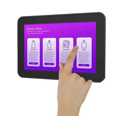 Tablette murale Android Linux, écran tactile d'intérieur, affichage publicitaire Android 1080x1280, contrôle réseau de petite taille 1