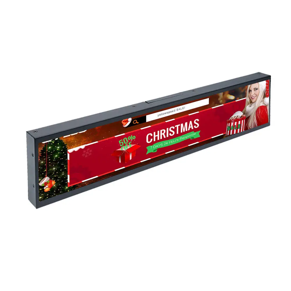 Stretched Bar Display 1196.16(H) × 49.84 (V) by Clientop 2