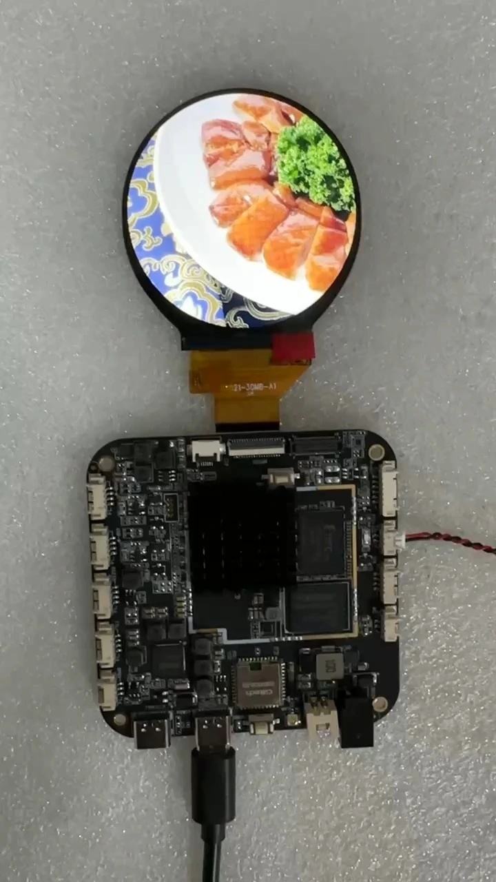 2.1  inch tft lcd round display panel circular screen for smart watch custom device 1