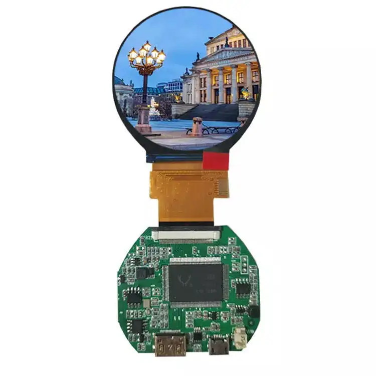 5 Inch Round Lcd - - Clientop 4