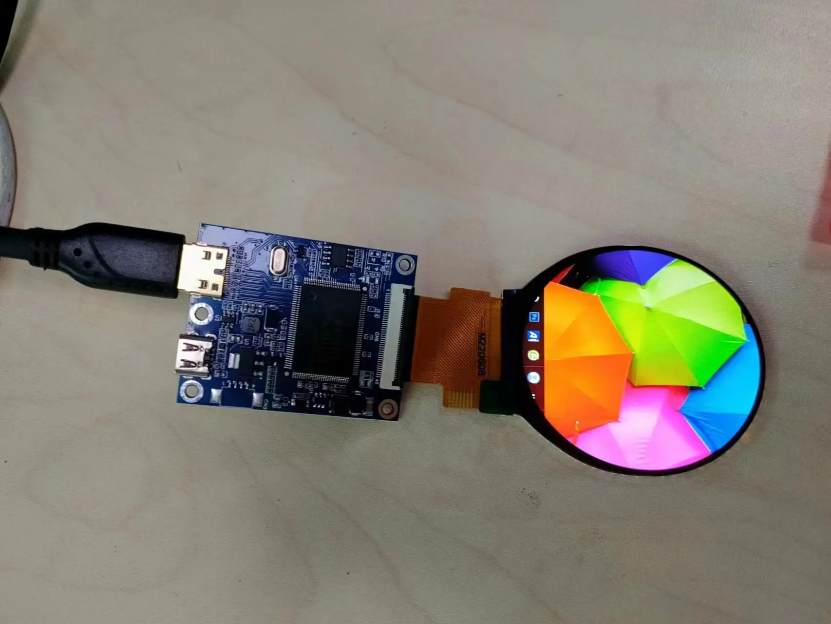 5 Inch Round Lcd - - Clientop 6